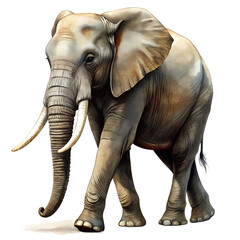 Fototapeta premium elephant isolated on white