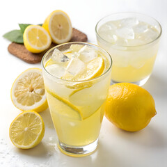 lemonade with lemon