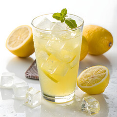 glass of lemonade