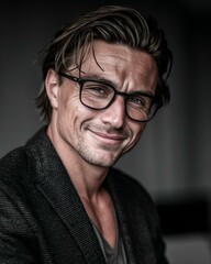 Luxury skincare brand designer portrait