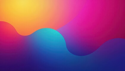 Abstract gradient background shapes, vibrant colors, vibrant, minimal
