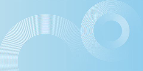Modern pastel colorful  blue and white gradations. Circle effect style abstract