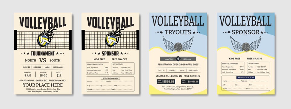 volleyball, event, flyer, poster, design, template, sport, game, competition, match, tournament, tryouts, sponsor, advertisement, announcement, graphic, illustration, vector, artwork, invitation, mode
