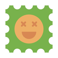 lsd drug flat icon for psychedelic hallucinogen abuse