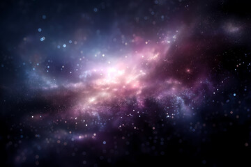 Majestic Purple Cosmic Nebula with Meteor Shower Effect
Purple Cosmic Cloud Band Across Stardust Galaxy