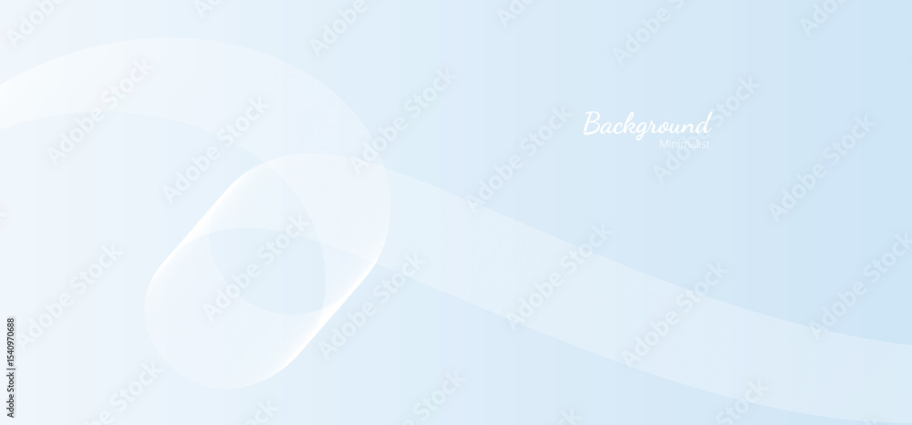 Poster abstract line wave background blue color. vector design element for banner, cover and pattern