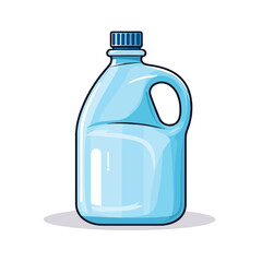 Professional Disinfectant Plastic Gallon Bottle Product Image for Hygiene and Sanitization Usage