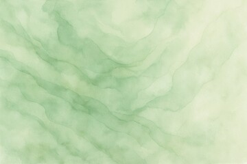 Ethereal watercolor background in soft green tones with dreamy abstract texture for artistic design