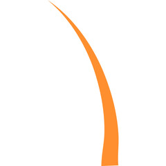 Abstract Curved and Wavy Ribbon Element