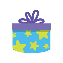 Colorful gift box design. Vector