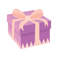 Colorful gift box design. Vector