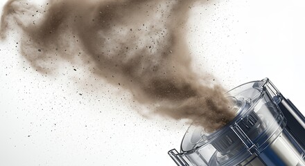 Dust ejection from vacuum cleaner