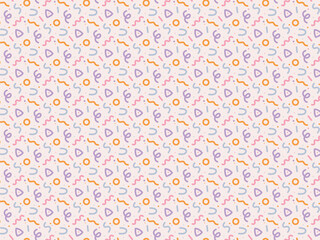 Abstract Pastel Geometric Pattern Seamless Background Texture for Design Projects