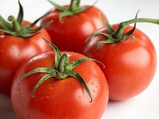 tomatoes on a vine