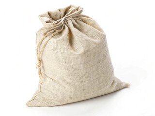 small sack isolated on white background