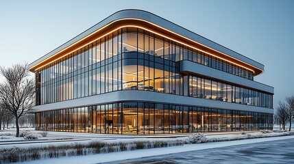 Architects Supervising Office Construction Using Three Dimensional Computer Systems to Discuss Building Development Energy Impact and Premium Design Output