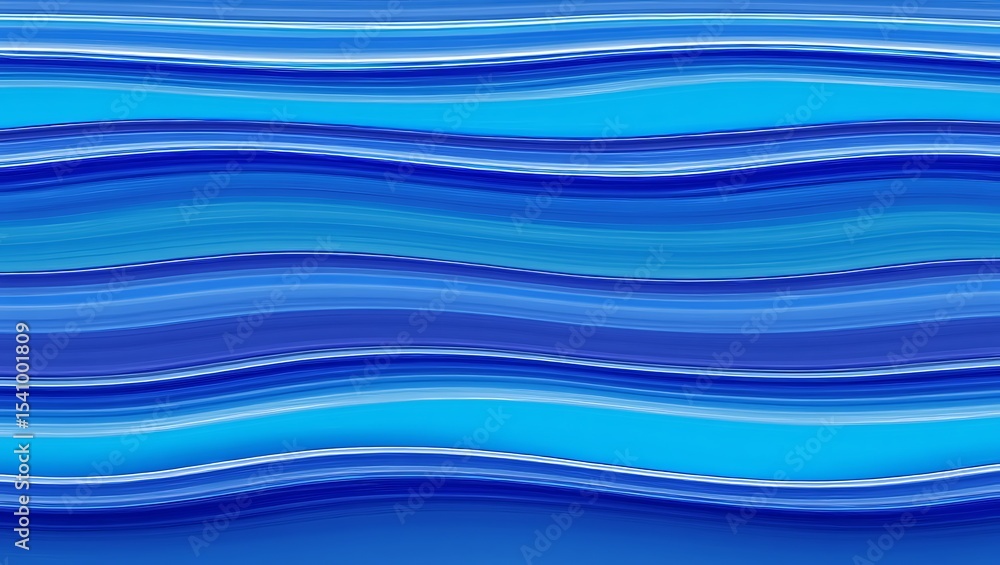 Poster abstract blue wave pattern seamless texture for design projects