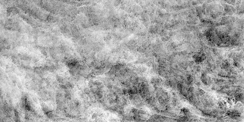 Naklejka premium Abstract monochrome black and white frost background. Random waves shadowed. Grunge brutal minimalist illustration. Damaged material, paper, stone, concrete. Rough noisy grunge texture structure