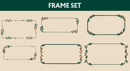 Hand-Drawn Doodle Frame Set