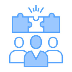 Obraz premium Team Collaboration icon 