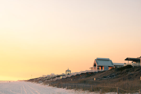 Destin when the sun sets 