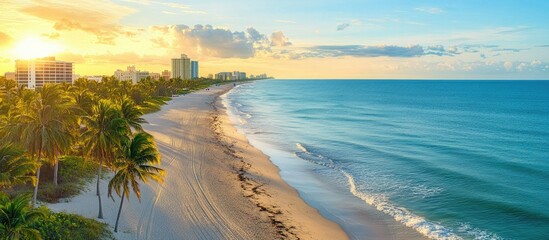 Sunrise over Sunny Isles Beach, Florida: A Tropical Paradise