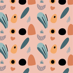 Cute minimal random icons. Vector