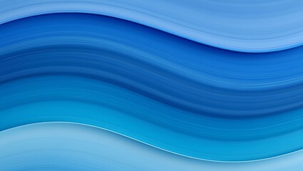 Obraz premium Abstract Blue Wave Background Fluid Design, Serene Texture, Smooth Curves