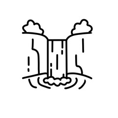 Waterfall icon