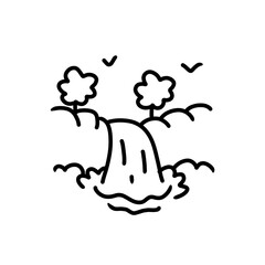 Waterfall icon