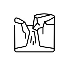 Waterfall icon