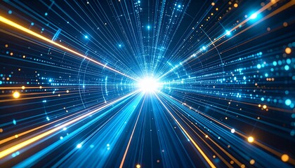 Data streams converge toward bright singularity