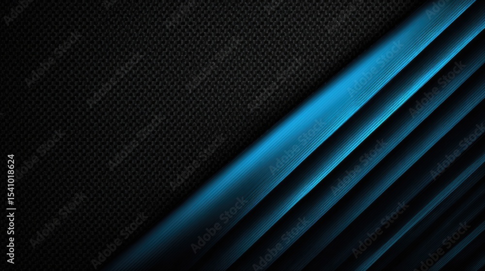 Poster minimal high-tech background with diagonal blue lines and grid texture