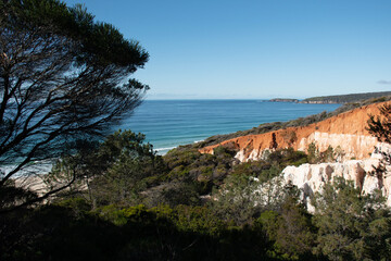The Pinnacles rock formation near Pambula in Beowa National Park, New South Wales, Australia