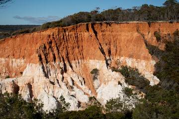The Pinnacles rock formation near Pambula in Beowa National Park, New South Wales, Australia