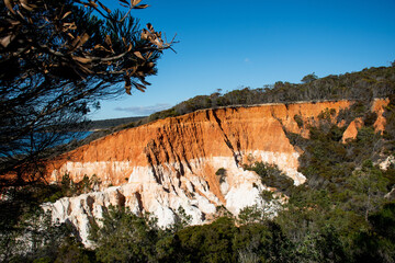 The Pinnacles rock formation near Pambula in Beowa National Park, New South Wales, Australia
