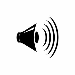 Podcast Speaker Icon Creative Single Speaker Concept