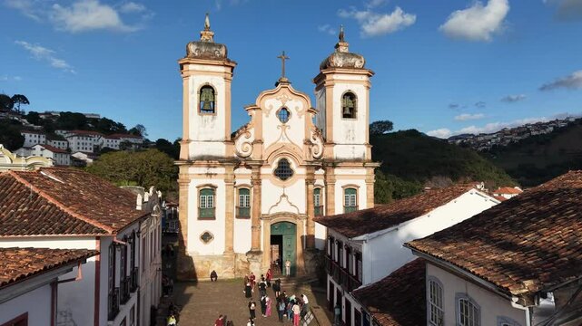 Bas&iacute;lica Menor de Nossa Senhora do Pilar - Ouro Preto, Minas Gerais, Brazil - historic city founded in the 18th century 