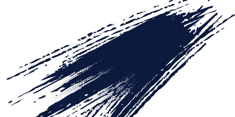 Halftone dots gradient grunge texture background white and blue color pattern. Dot pop art comic sport style vector illustration eps 10