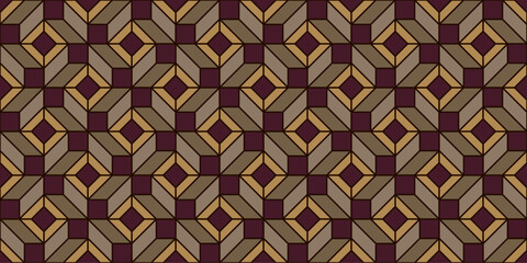 Geometric shapes background. Seamless pattern.Vector. 幾何学パターン　背景素材