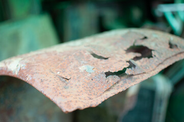 midwest metal winter rust outdoors