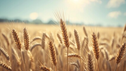 Fototapeta premium golden wheat field