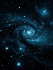 Spiral galaxy in deep space (12)