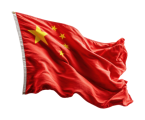 Waving chinese flag china photograph solid national identity cut out png