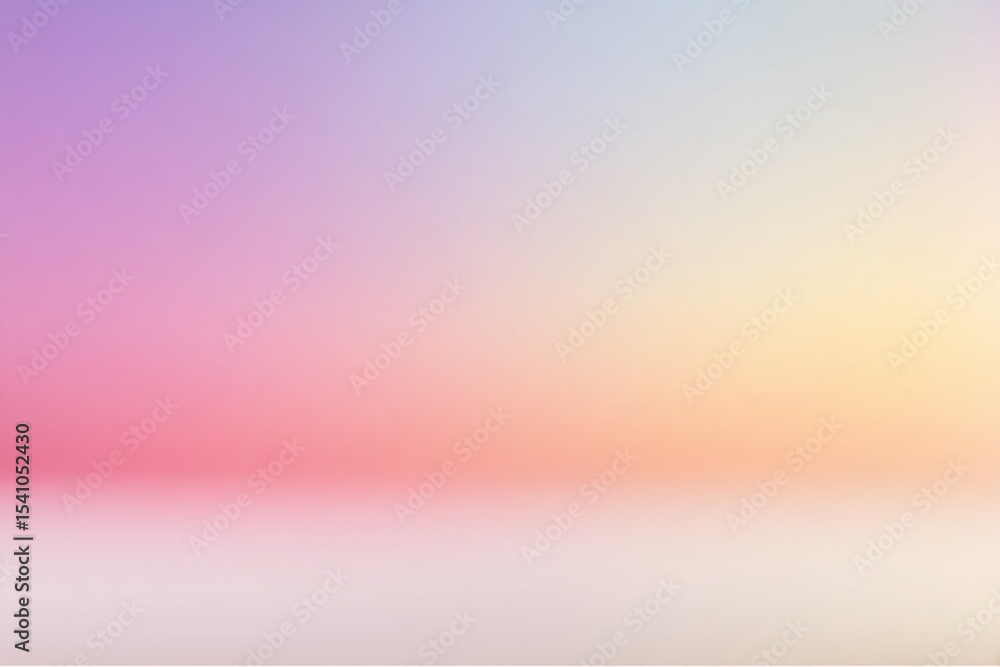 Aufkleber pastel gradient background with soft blur, ideal for serene visuals and calming mindfulness content,