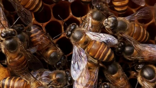 Indian honey bee, known scientifically as Apis cerana indica, plays a vital role in pollination and honey production, as thousands of bees work within the beehive under the guidance of their queen bee