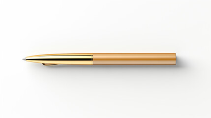 fountain pen on white background