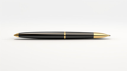 fountain pen on white background