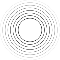 Circle line dynamic pattern. Technology elements