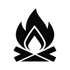 Campfire Icon Vector Illustration